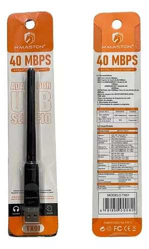 ANTENA BLUETOOTH 40 MBPS ADP/USB H’MASTON