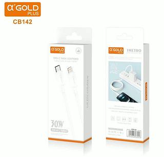 Cabo Dados Carga Rápida 30W typec Para iphone Agold