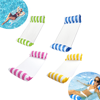 Boia Colchão Inflável de Rede para Piscina Verão