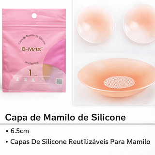 Protetor de Silicone para Mamilos Reutilizáveis 1 par