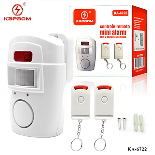 Mini alarme com controle remoto duplo
