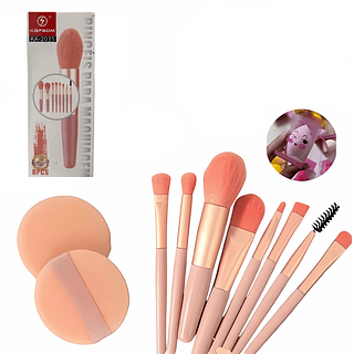 Pincéis para maquiagem 8 peças