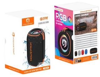 Caixa de som bluethooth a prova D'agua 20W