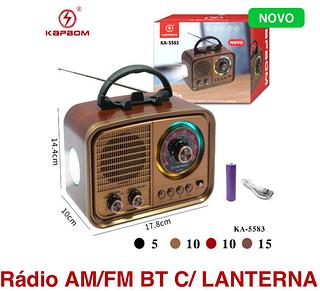 Rádio portátil KAPBOM