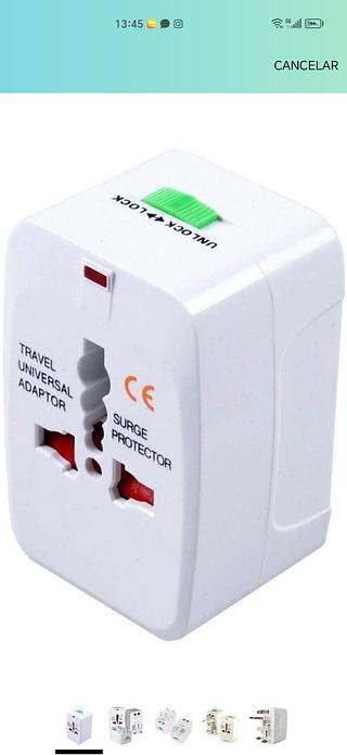 Adaptador Europeu fonte Universal