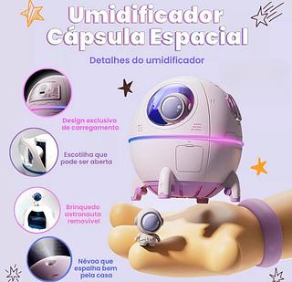 Umidificador cápsula astronauta