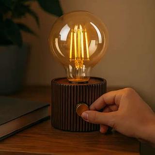 Luminária Retrô elegante Recarregável