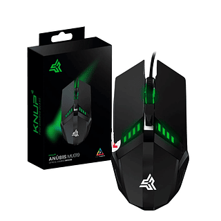 Mouse optico gamer COM FIO RGB ANUBIS