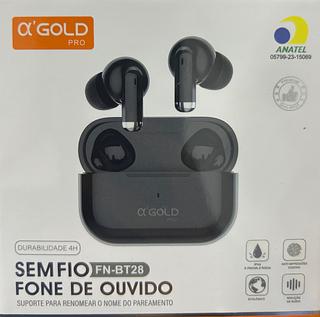 Fone Bluetooth 4h A’gold V5.4 (cores variadas)