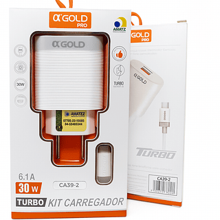 Carregador A’gold pro iPhone 30w 6.1A turbo (P1-2)
