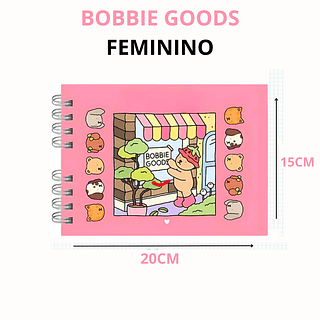 Caderno Grosso Capa Dura de colorir BOBBIE GOODS Feminino