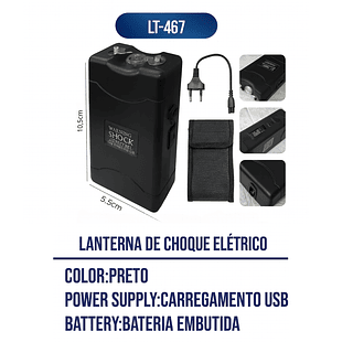Lanterna Arma de Choque Taser pequeno
