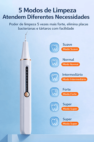 Limpador dental ultra sonico