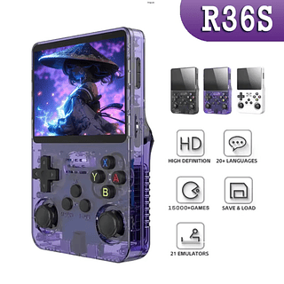 Game portátil retro (17 botões) 15000 jogos 64GB