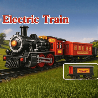 Trenzinho Elétrico Classic Retrô 19 peças