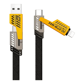 PROMOÇÃO: Cabo Turbo 4 em 1 - 65W 1M USB-TC