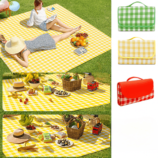Tapete Impermeável para Pequenique/Praia 200x200cm (VARIADOS)