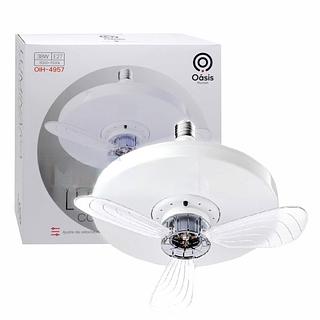 Luminaria com ventilador de teto OASIS