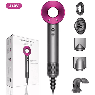 Secador De Cabelo Potente Profissional 5 Em 1 110V