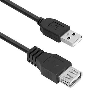 Cabo USB macho e fêmea (caixote)