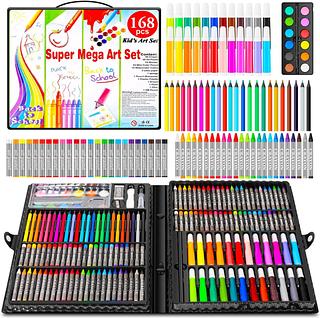 Super KIT ESCOLAR de arte (168 PEÇAS) (N-2)