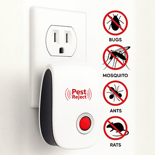 Repelente Ultrassônico Bivolt Controle de Mosquitos Ratos