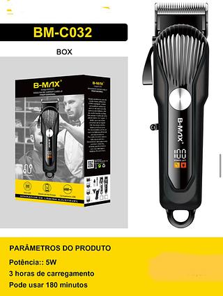 Maquina cortar cabelo 5W com viso