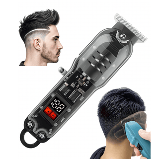Máquina De Cortar Cabelo E Aparador De Barba Sem Fio (CORES VARIADAS)