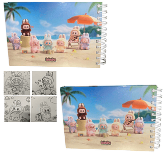 Caderno Grosso de Colorir LABUBU
